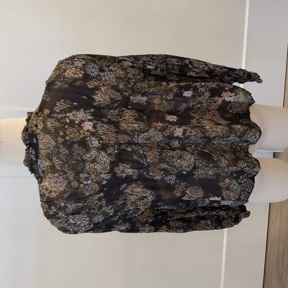 Iro Designer Women’s Multicolor Patterned Blouse … - image 5